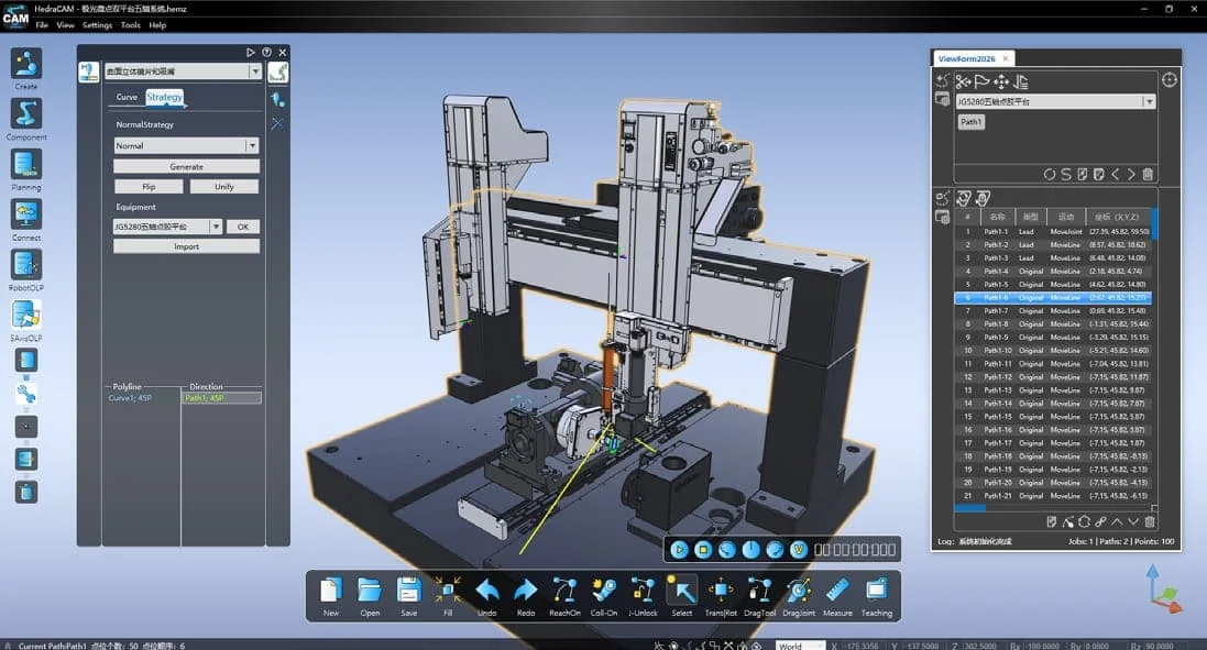 Multi-Head Co-Axis Multi-Nozzle Linkage