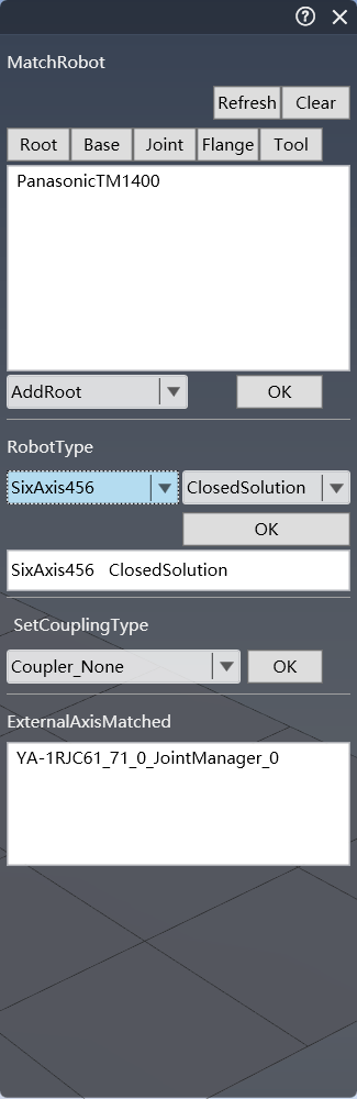 MatchRobot Parameters